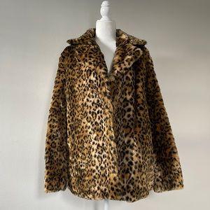 a new day faux leopard coat